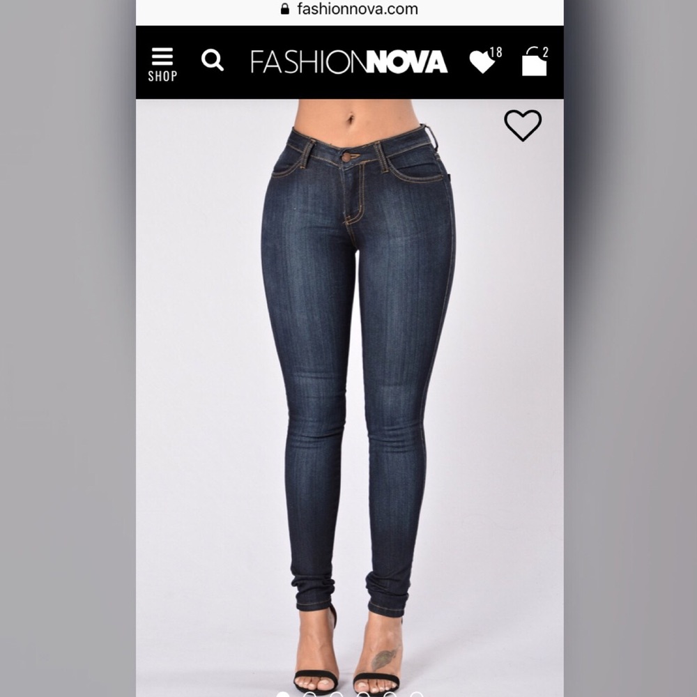 Classic Midrise Fashion Nova Jeans